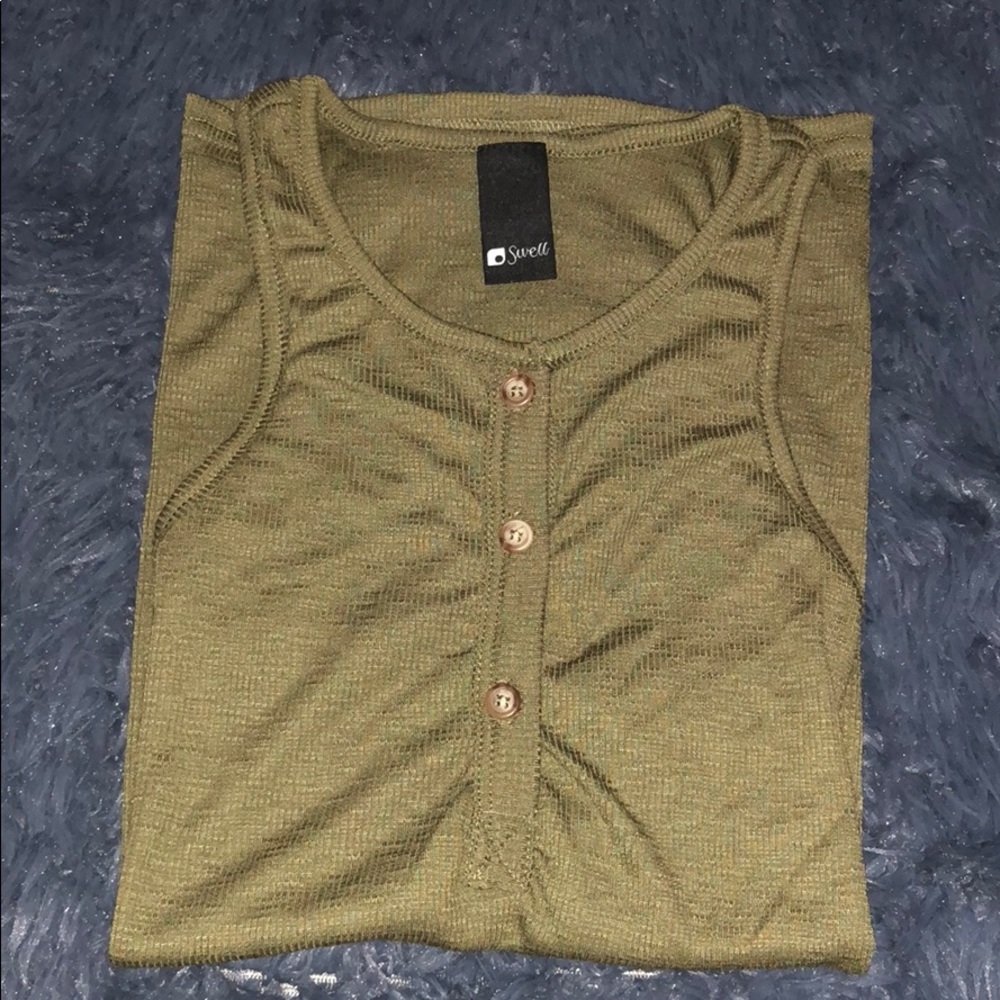 🆕Swell Sunsetter Ribbed Tank - Picture 4 of 4